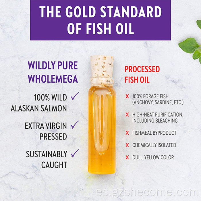 Omega 3 Mejora la atención Hiperactividad Aceite de pescado Softgel